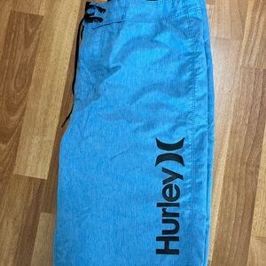 Hurley Light Blue Men's Board Shorts
